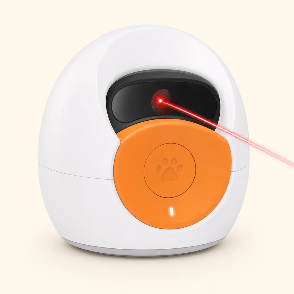 Automatic Rotating Cat Laser Toy — Interactive USB Rechargeable Laser Pointer — Fetch & Co.