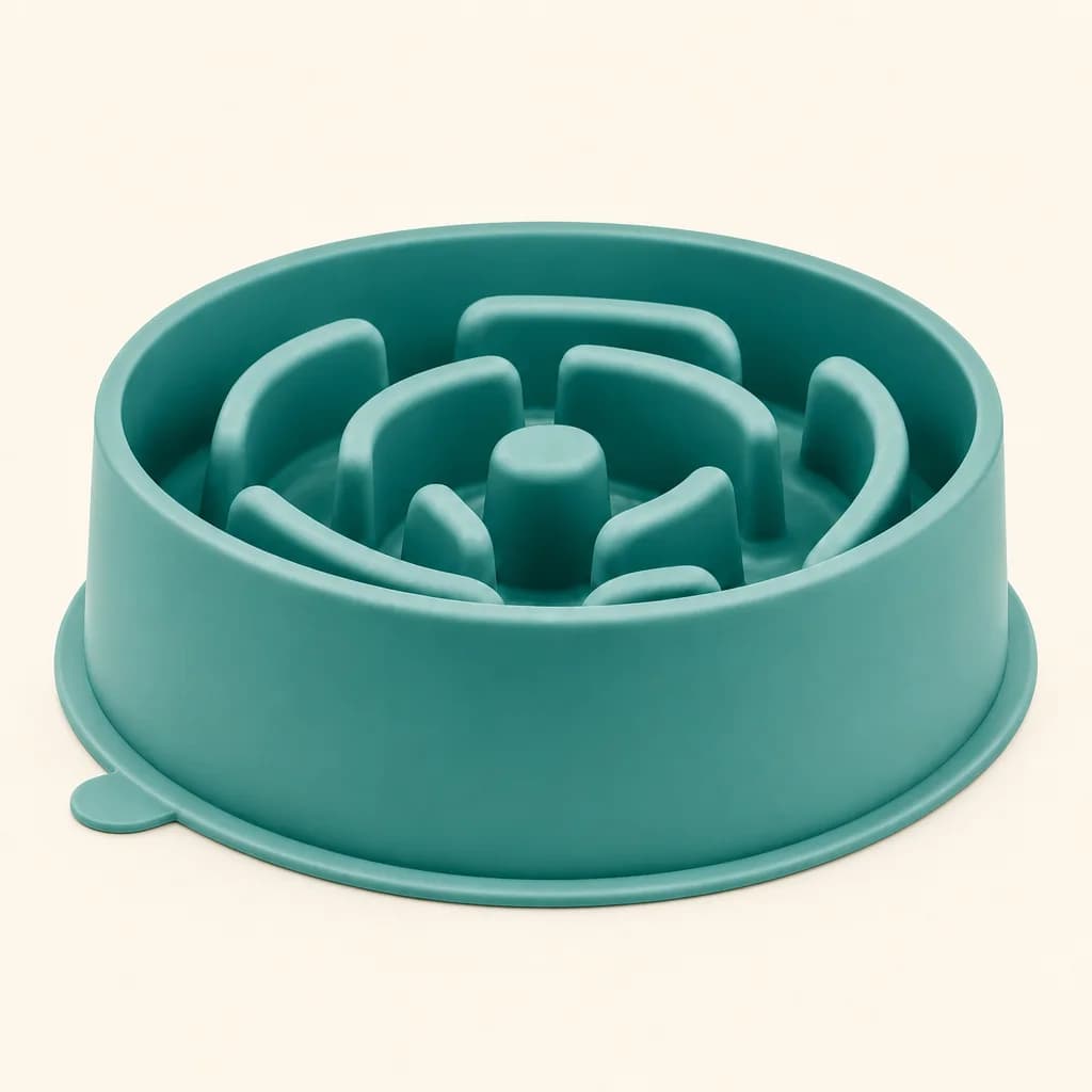 Slow Feeder Dog Bowl — Anti-Bloat Maze Bowl for Fast-Eating Dogs — Fetch & Co.